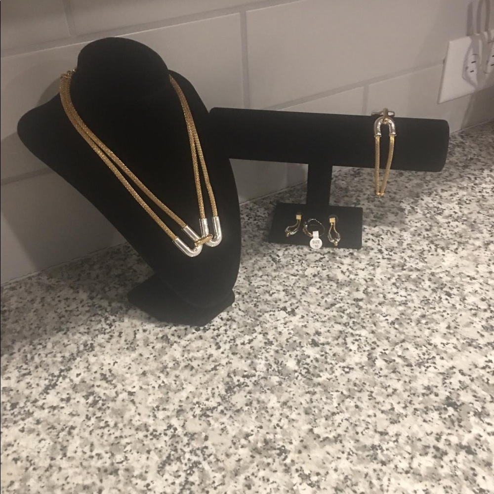 New Gold Filled Necklace Set